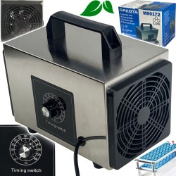 Generatore di Ozono Ozonatore per Aria e Acqua | da 20.000 mg/h | con Timer da 60 Minuti | Disinfestazione Funghi Batteri | Purificazione dell'Aria